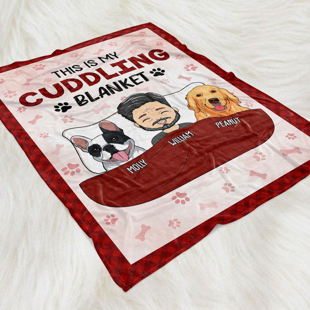 Personalized Cuddling Blanket for Pet Lovers with Custom Design and Fleece Material